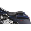 MUSTANG - WIDE TRIPPER REAR SEAT - BLACK, DIAMOND STITCH - '08-20 TOURING