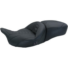MUSTANG - HEATED ONE-PIECE DELUX TOURING SEAT - '08-20 TOURING
