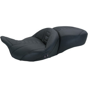 MUSTANG - HEATED ONE-PIECE DELUX TOURING SEAT - '08-20 TOURING