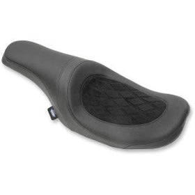 DRAG - PREDATOR 2-UP SEAT- FAUX LEATHER, DOUBLE DIAMOND STITCH- '10-'20 TOURING