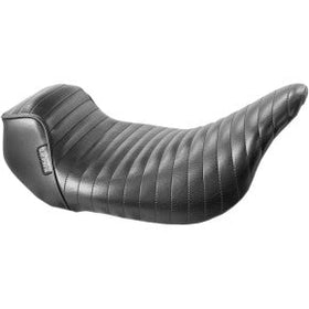 LE PERA - SPROCKET SOLO SEAT - BLACK PLEATED - '08-'21 TOURING