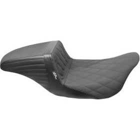 LE PERA - KICKFLIP SEAT - BLACK DIAMOND W/ GRIPP TAPE - '08-'21 TOURING