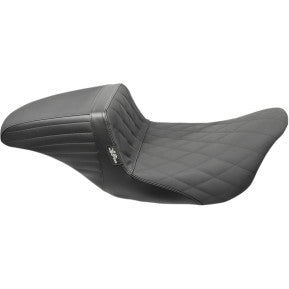 LE PERA - KICKFLIP SEAT - BLACK DIAMOND W/ GRIPP TAPE - '08-'21 TOURING