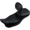 LE PERA - MAVERICK DADDY LONG LEGS SEAT - BLACK SMOOTH W/ BACKREST - '08-'21 TOURING