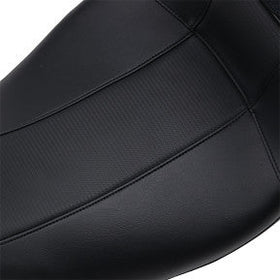 LE PERA - OUTCAST 2UP SEAT W/ BACKREST - BLACK CARBON FIBER - '08-'21 TOURING
