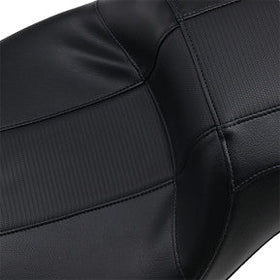 LE PERA - OUTCAST DADDY LONG LEGS SEAT - BLACK 2-UP CARBON FIBER - '08-'21 TOURING
