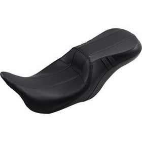 LE PERA - OUTCAST 2UP SEAT W/ BACKREST CAPABILITY - BLACK CARBON FIBER - '08-'21 TOURING