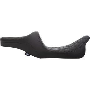DRAG - PREDATOR III SEAT- DOUBLE DIAMOND STITCH, BLACK THREAD - '97-'07 TOURING