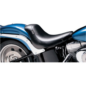 LE PERA - SILHOUETTE SOLO SEAT - BLACK, SMOOTH - '06-17 SOFTAIL