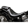 LE PERA - SILHOUETTE SOLO SEAT - BLACK, SMOOTH - '06-17 SOFTAIL