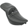 LE PERA - MAVERICK DADDY LONG LEGS SEAT - BLACK, STITCHED - '06-17 SOFTAIL