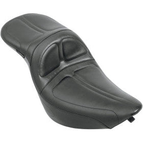 LE PERA - MAVERICK DADDY LONG LEGS SEAT - BLACK, STITCHED - '00-17 SOFTAIL
