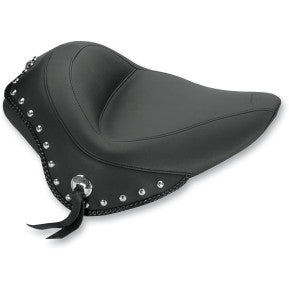 MUSTANG - WIDE VINTAGE SOLO SEAT - STUDDED - '11-17 FXS, FLS, & FLSS