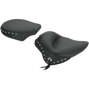 MUSTANG - WIDE STYLE REAR SEAT - STUDDED - '11-17 FXS, FLS, & FLSS