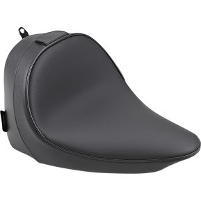 DRAG - SOLO SEAT WITH EZ GLIDE II BACKREST OPTION - SMOOTH, SOLAR REFLECTIVE LEATHER - ''11-17 SOFTAIL