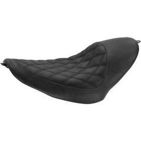 RSD - TRACKER FENDER SOLO SEAT - BOSS, DIAMOND STITCH WITH METAL LOGO - '00-17 SOFAIL