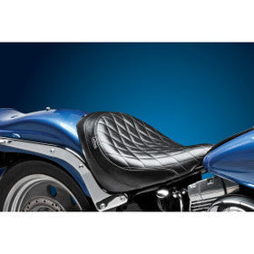 LE PERA - SANORA SPORT SOLO SEAT - DIAMOND STITCH - '06-16 SOFTAIL