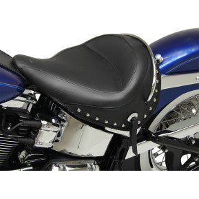 MUSTANG - VINTAGE WIDE SOLO SEAT - STUDDED - '05-17 FLSTN & EFI FLSTNI