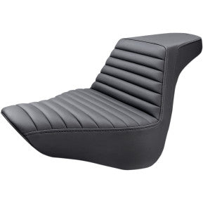 SADDLEMEN - STEP UP SEAT - BLACK, TUCK AND ROLL - '18-20 FLFB & FLFBS