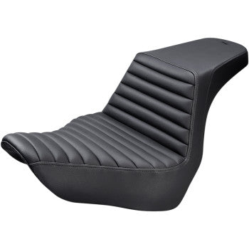 SADDLEMEN - STEP UP SEAT - BLACK, TUCK AND ROLL - '18-20 FXLR & FLSB
