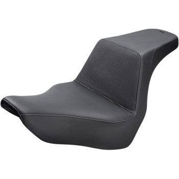 SADDLEMEN - GRIPPER STEP UP SEAT - BLACK - '18-20 FXLR & FLSB