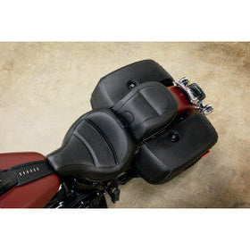 MUSTANG - MAX PROFILE TOUR SOLO SEAT - WITH DRIVERS BACKREST - ORIGINAL STYLE - '18-20 FLDE & FLHC