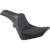 DRAG - PREDATOR III SEAT - DOUBLE DIAMOND, BLACK THREAD - '18-21 SOFTAIL