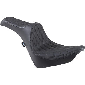DRAG - PREDATOR III SEAT - DOUBLE DIAMOND, BLACK THREAD - '18-21 SOFTAIL