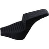 SADDLEMEN - STEP UP SEAT - BLACK, FRONT TUCK & ROLL, REAR LATTICE STITCHED - '18-20 FXBB & FXST
