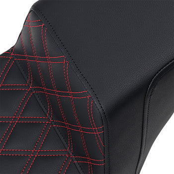 SADDLEMEN - STEP UP SEAT - RED, LATTICE STITCH - '18-24 FXBB