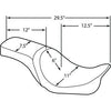 DRAG - PREDATOR 2-UP SEAT - SMOOTH - '06-17 DYNA