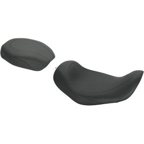 MUSTANG - WIDE TRIPPER SOLO SEAT - BLACK, SMOOTH - '06-17 DYNA