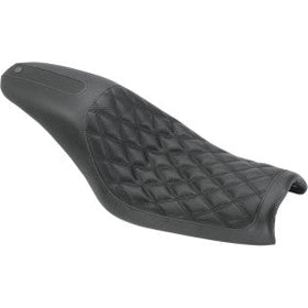 RSD - BOSS 2-UP SEAT - BLACK, DOUBLE DIAMOND STITCH - '06-17 DYNA