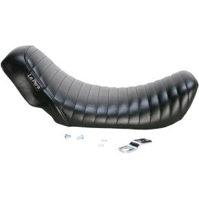 LE PERA - BARE BONES SOLO SEAT - BLACK, TUCK AND ROLL - '06-17 DYNA
