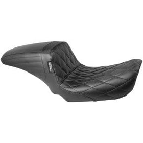 LE PERA - KICKFLIP SEAT - BLACK, FRONT DIAMOND STITCH - '99-03 DYNA