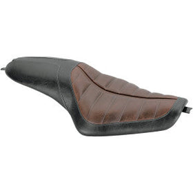 RSD - ENZO TOURING 2-UP SEAT - BLACK & BROWN - '04-21 XL