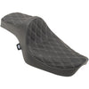 DRAG - PREDATOR III SEAT - DOUBLE DIAMOND STITCH, SILVER THREAD - '82-03 XL