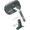 MUSTANG - DRIVER BACKREST KIT - SMOOTH, BLACK STUDS - '97-08 TOURING