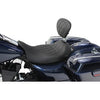 MUSTANG - WIDE TRIPPER SOLO SEAT - WITH REMOVABLE DRIVER BACKREST - DIAMOND STITCH - '08-20 TOURING