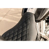 MUSTANG - WIDE TRIPPER SOLO SEAT - WITH REMOVABLE DRIVER BACKREST - DIAMOND STITCH - '08-20 TOURING