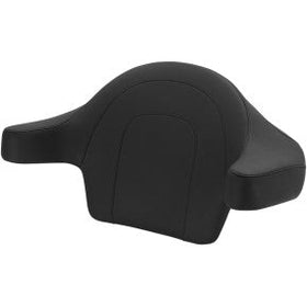 MUSTANG - PASSENGER PAD WITH ARMREST - SMOOTH, CHROME STUDS - '14-20 TOURING