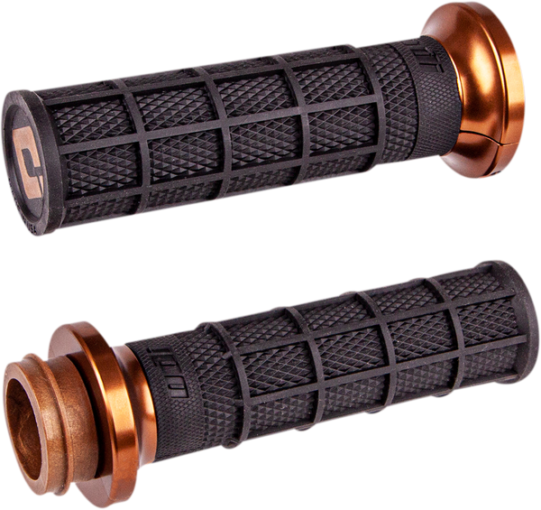 ODI Hart-Luck Signature V-Twin Lock-On* Grips - Cable - Black/Bronze V31HCW-BZ-Z