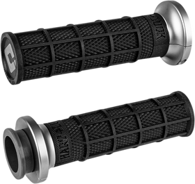 ODI Hart-Luck Signature V-Twin Lock-On* Grips - TBW - Black/Gunmetal V31HTW-BH-H