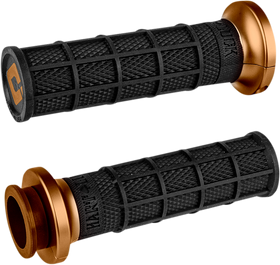 ODI Hart-Luck Signature V-Twin Lock-On* Grips - TBW - Black/Bronze V31HTW-BZ-Z