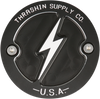 THRASHIN SUPPLY CO. Points Cover - Dished - Black - 2 Hole - M8 TSC-3027-4