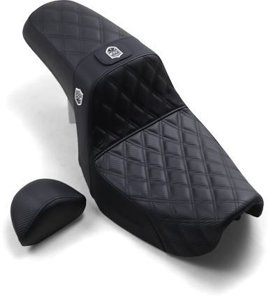 SDC Carbon Fibre Pro Series with Gripper and Back Rest - 06+ Dyna
