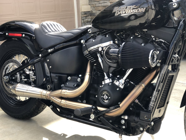 STEALTH PIPES 17-23 Softail/Lowrider/Fatbob/Streetbob Exhaust