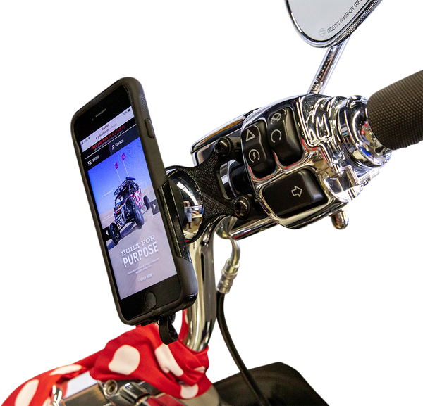 KLOCK WERKS iOmounts* Device Mount - Handlebar Mount - Black KWD-01-0605-B