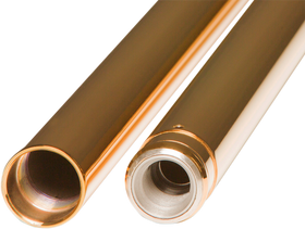 CUSTOM CYCLE ENGINEERING Fork Tubes - Gold - 49 mm - 25.75