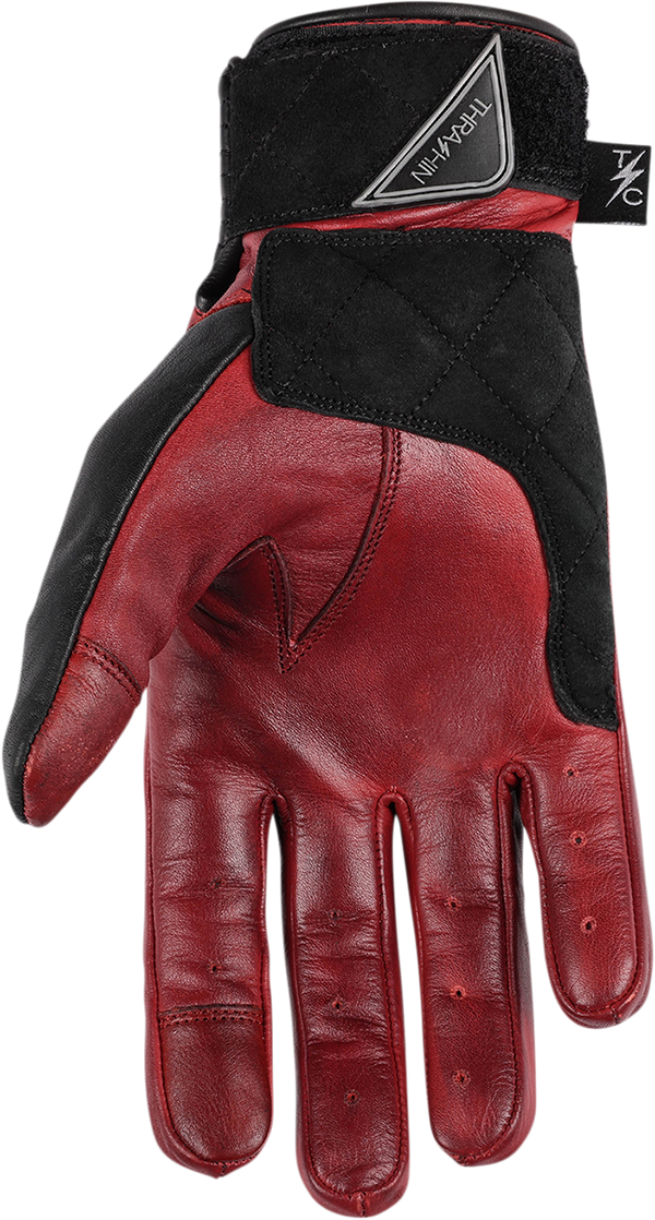 THRASHIN SUPPLY CO. Boxer Gloves - Red - XL TBG-02-11